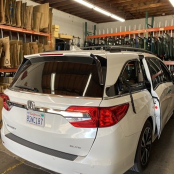 Auto glass repair performed on a Honda Civic for a customer visiting our Chula Vista location.